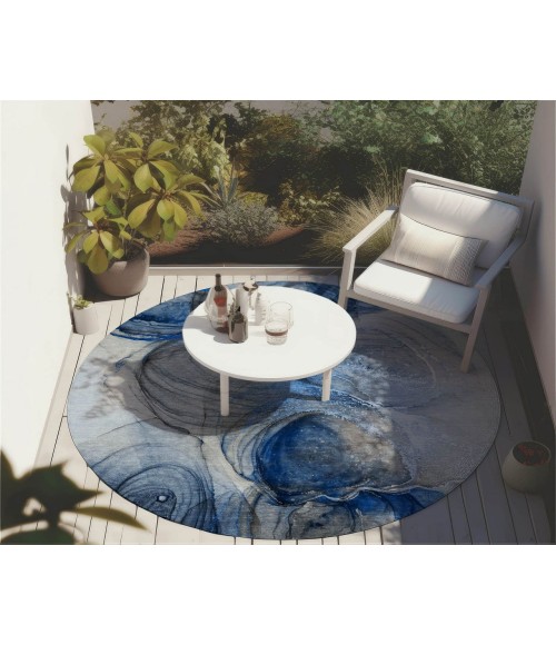 Chantille ACN513 Navy 8' x 8' Rug