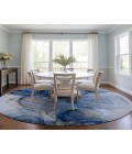 Chantille ACN513 Navy 8' x 8' Rug