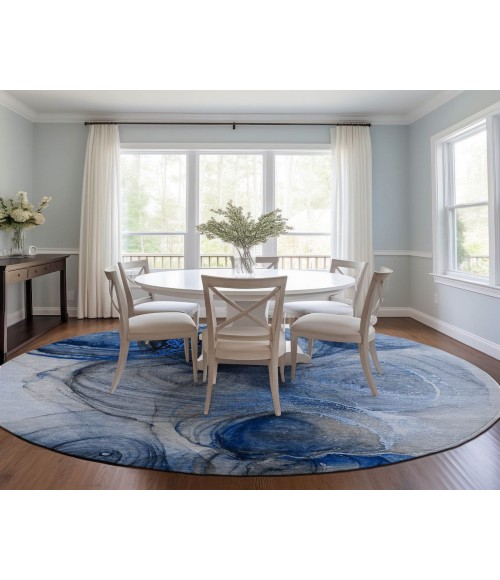Chantille ACN513 Navy 8' x 8' Rug