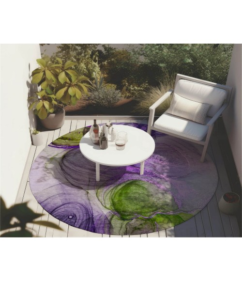 Chantille ACN513 Purple 8' x 8' Rug