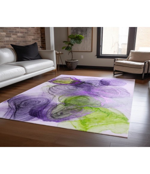 Chantille ACN513 Purple 3' x 5' Rug