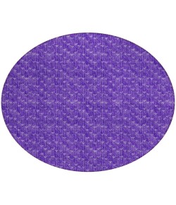 Addison Chantille ACN514 Purple 8 ft. x 8 ft. Round Rug