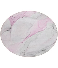 Addison Chantille ACN515 Pink 8 ft. x 8 ft. Round Rug