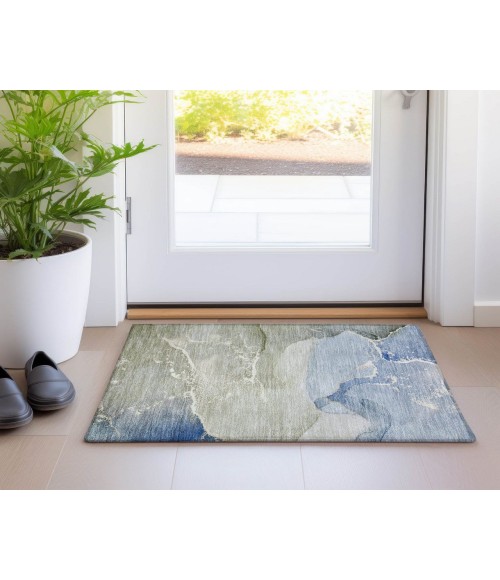 Chantille ACN517 Blue 1'8" x 2'6" Rug