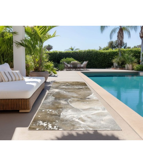 Chantille ACN518 Brown 2'3" x 7'6" Rug