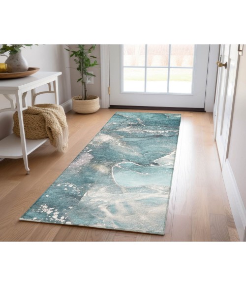 Chantille ACN518 Teal 2'3" x 7'6" Rug