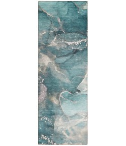 Addison Chantille ACN518 Teal 2 ft. 3 in. x 7 ft. 6 in. Runner Rug