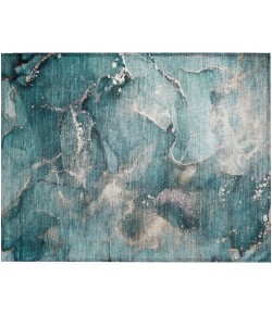 Addison Chantille ACN518 Teal 1 ft. 8 in. x 2 ft. 6 in. Rectangle Rug
