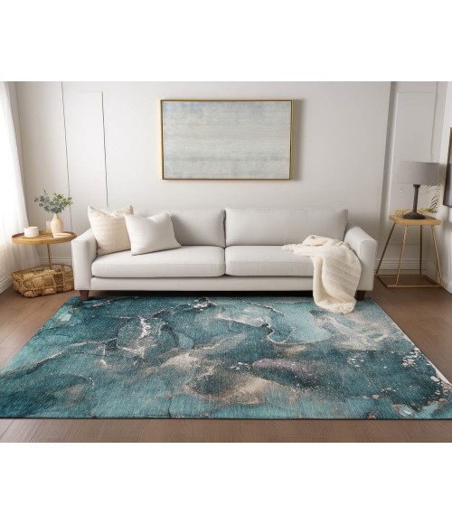 Chantille ACN518 Teal 2'6" x 3'10" Rug