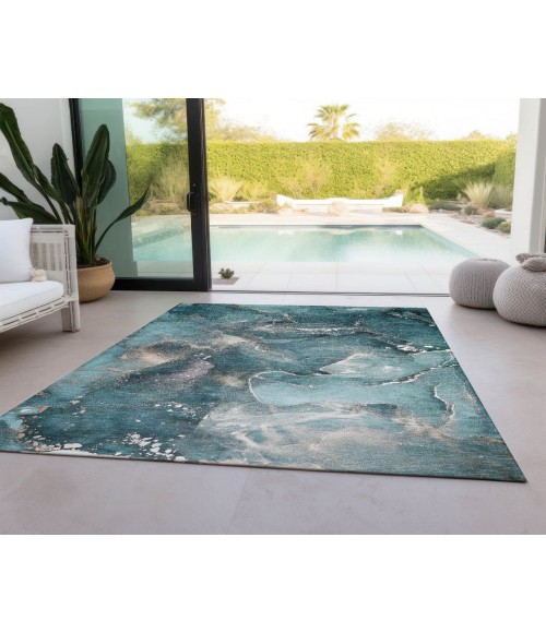 Chantille ACN518 Teal 2'6" x 3'10" Rug