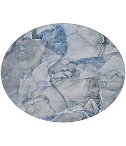 Addison Chantille ACN519 Blue 8 ft. x 8 ft. Round Rug