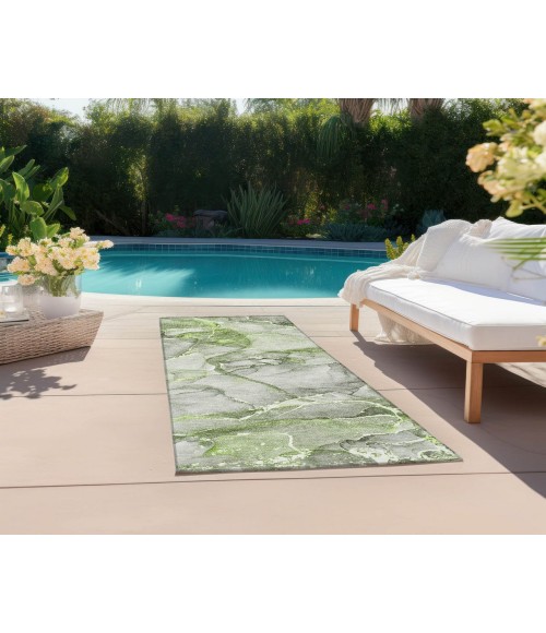 Chantille ACN519 Green 2'3" x 7'6" Rug