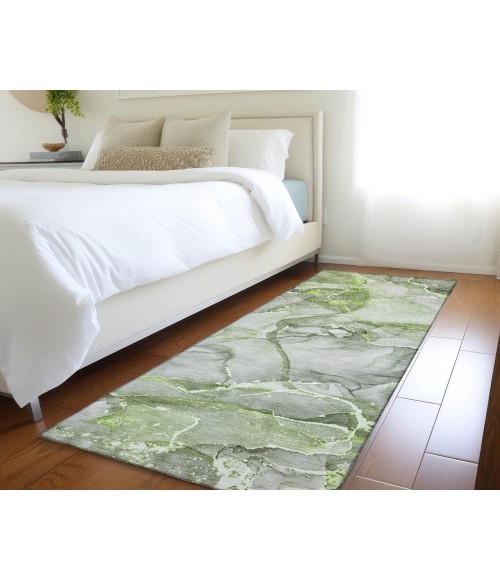 Chantille ACN519 Green 2'3" x 7'6" Rug