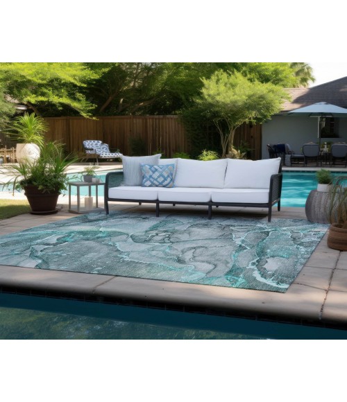 Chantille ACN519 Teal 10' x 14' Rug