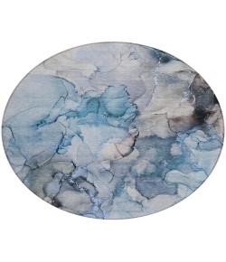 Addison Chantille ACN520 Blue 8 ft. x 8 ft. Round Rug