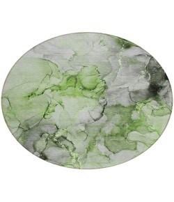 Addison Chantille ACN520 Green 8 ft. x 8 ft. Round Rug