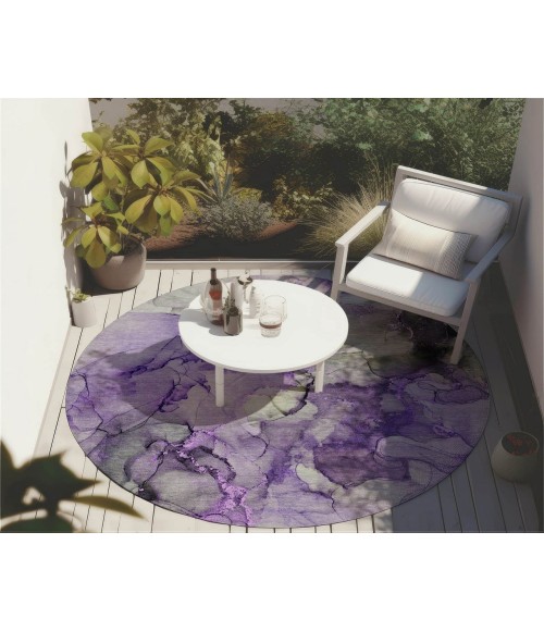 Chantille ACN520 Purple 8' x 8' Rug