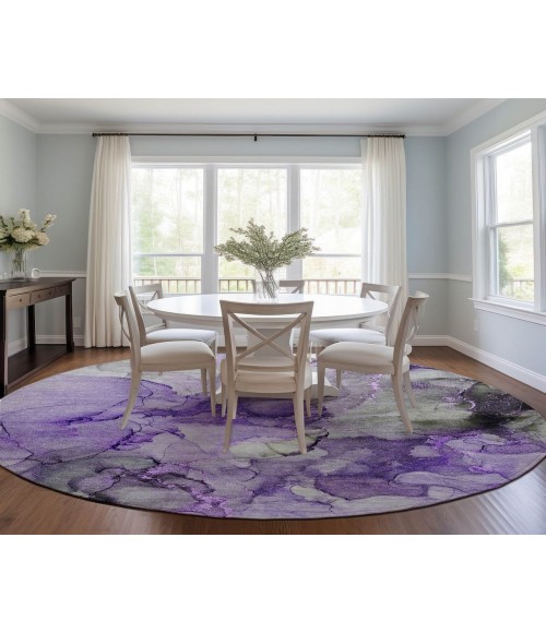 Chantille ACN520 Purple 8' x 8' Rug