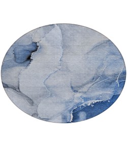 Addison Chantille ACN521 Blue 8 ft. x 8 ft. Round Rug