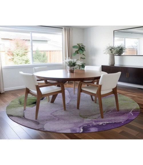 Chantille ACN521 Purple 8' x 8' Rug