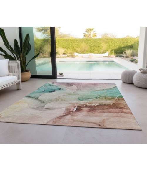 Chantille ACN521 Teal 2'6" x 3'10" Rug