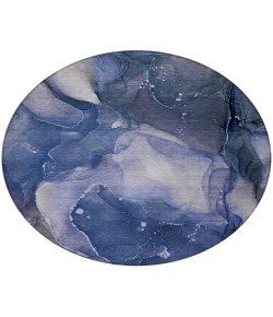 Addison Chantille ACN522 Blue 8 ft. x 8 ft. Round Rug