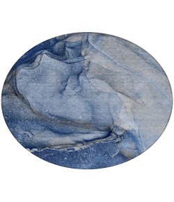 Addison Chantille ACN524 Navy 8 ft. x 8 ft. Round Rug