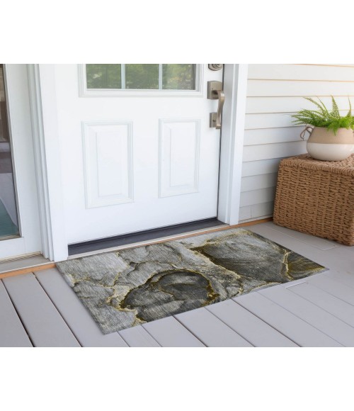 Chantille ACN525 Gold 1'8" x 2'6" Rug