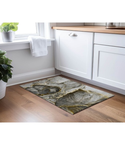 Chantille ACN525 Gold 1'8" x 2'6" Rug
