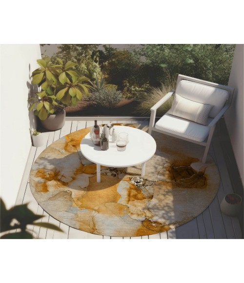 Chantille ACN526 Orange 8' x 8' Rug