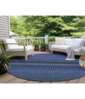 Chantille ACN527 Blue 8' x 8' Rug