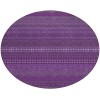 Addison Chantille ACN527 Eggplant 8 ft. x 8 ft. Round Rug