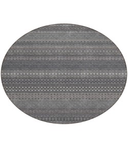 Addison Chantille ACN527 Gray 8 ft. x 8 ft. Round Rug