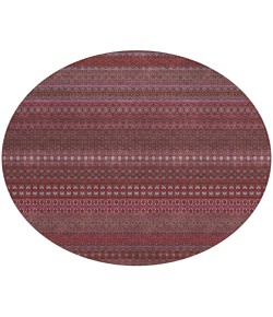 Addison Chantille ACN527 Merlot 8 ft. x 8 ft. Round Rug