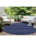 Chantille ACN527 Navy 8' x 8' Rug