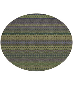 Addison Chantille ACN527 Olive 8 ft. x 8 ft. Round Rug