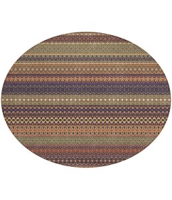 Addison Chantille ACN527 Paprika 8 ft. x 8 ft. Round Rug