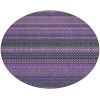 Addison Chantille ACN527 Purple 8 ft. x 8 ft. Round Rug