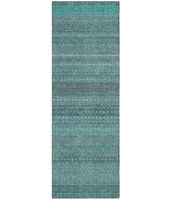 Addison Chantille ACN527 Turquoise 2 ft. 3 in. x 7 ft. 6 in. Runner Rug