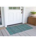 Chantille ACN527 Turquoise 1'8" x 2'6" Rug
