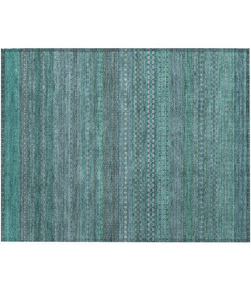 Chantille ACN527 Turquoise 1'8" x 2'6" Rug