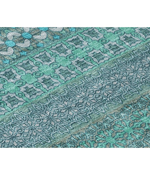Chantille ACN527 Turquoise 5' x 7'6" Rug
