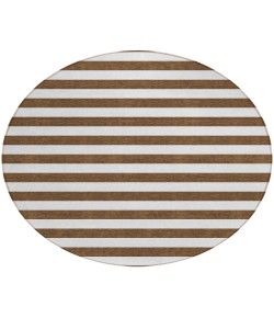 Addison Chantille ACN528 Chocolate 8 ft. x 8 ft. Round Rug