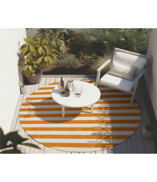 Chantille ACN528 Orange 8' x 8' Rug