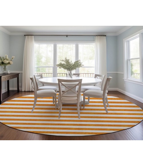Chantille ACN528 Orange 8' x 8' Rug