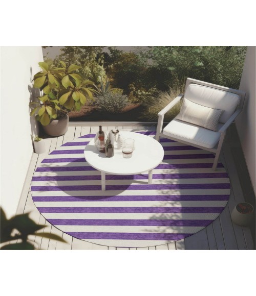 Chantille ACN528 Purple 8' x 8' Rug