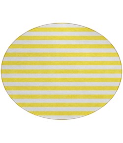 Addison Chantille ACN528 Yellow 8 ft. x 8 ft. Round Rug