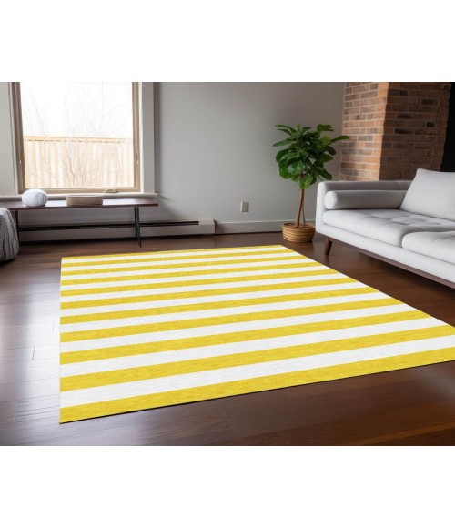 Chantille ACN528 Yellow 3' x 5' Rug