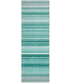 Addison Chantille ACN529 Aqua 2 ft. 3 in. x 7 ft. 6 in. Runner Rug