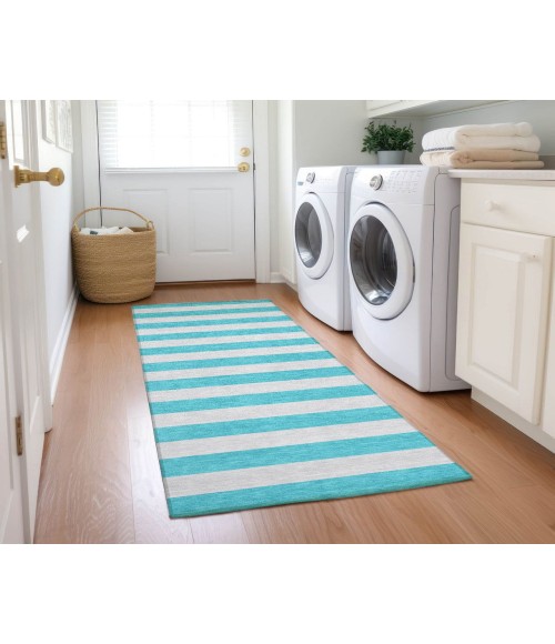 Chantille ACN530 Turquoise 2'3" x 7'6" Rug